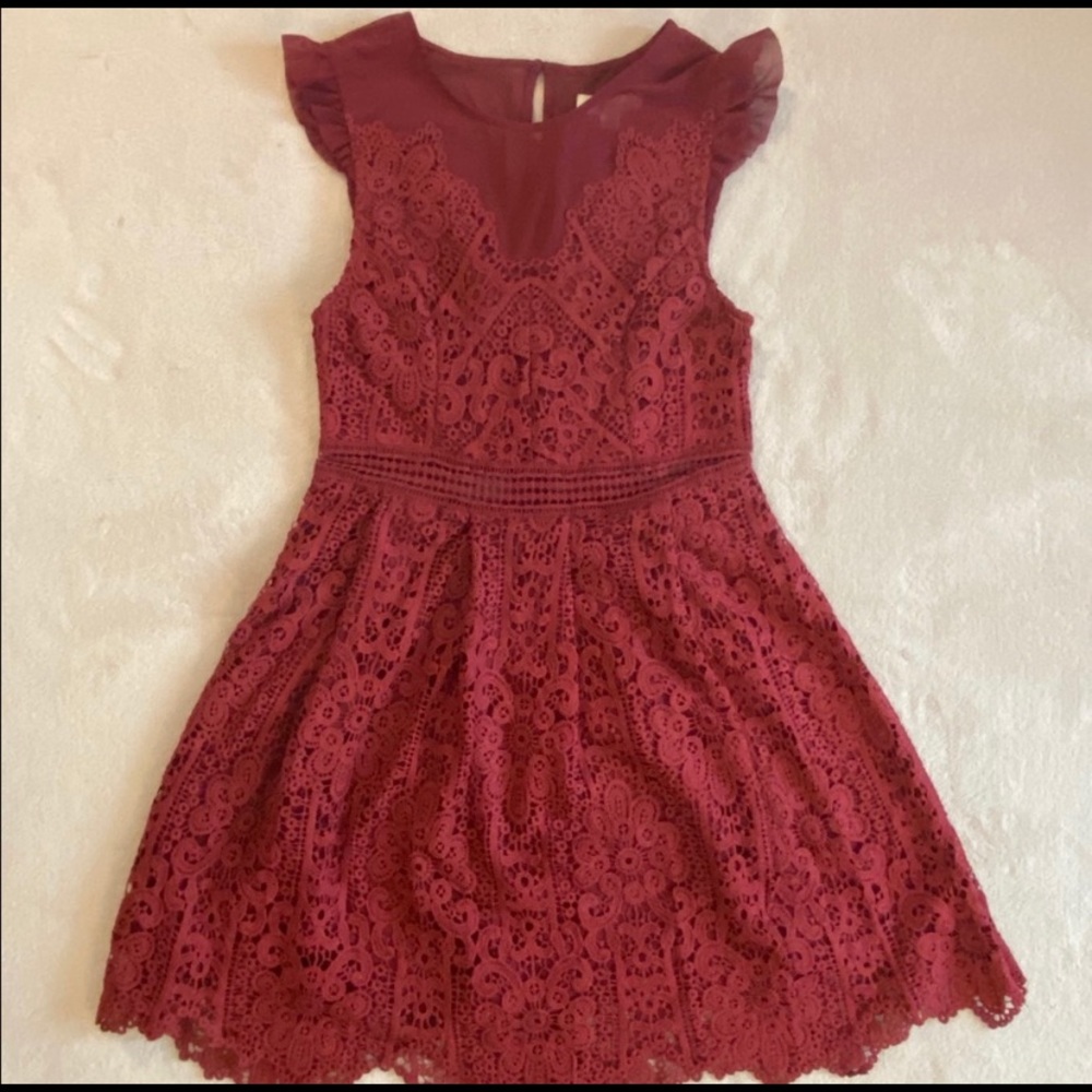 Cranberry Red Dress